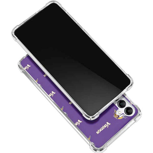 NFL Minnesota Vikings Blitz Series Galaxy A15 5G Clear Case